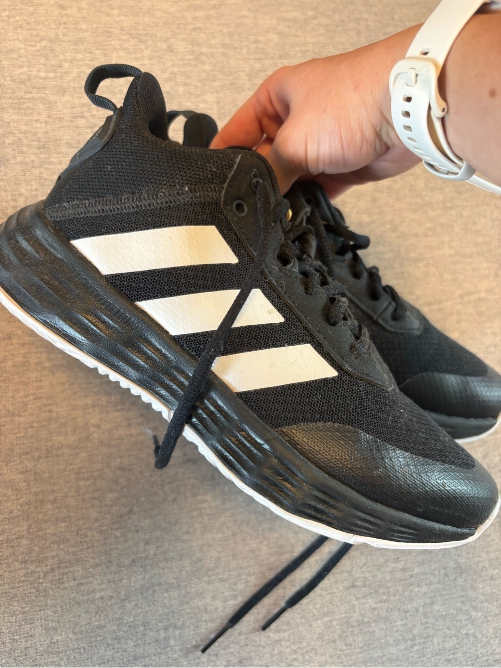 adidas Black and White Men's Athletic Running Shoes